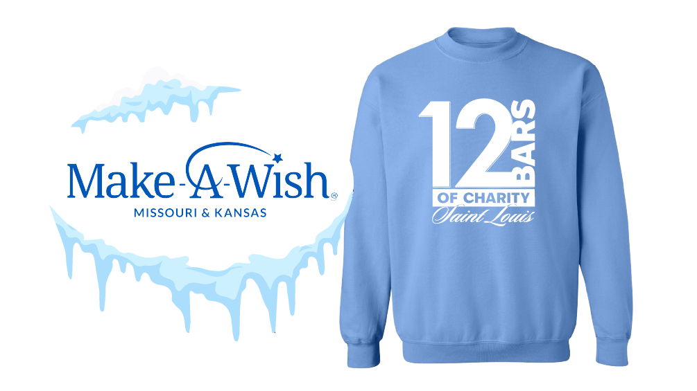 Make a Wish Kelly Carolina Blue w/White
